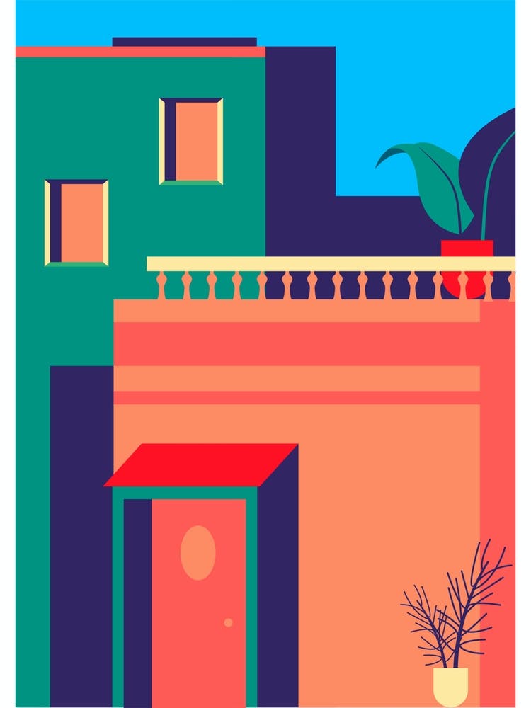 Maison Dans Une Ville