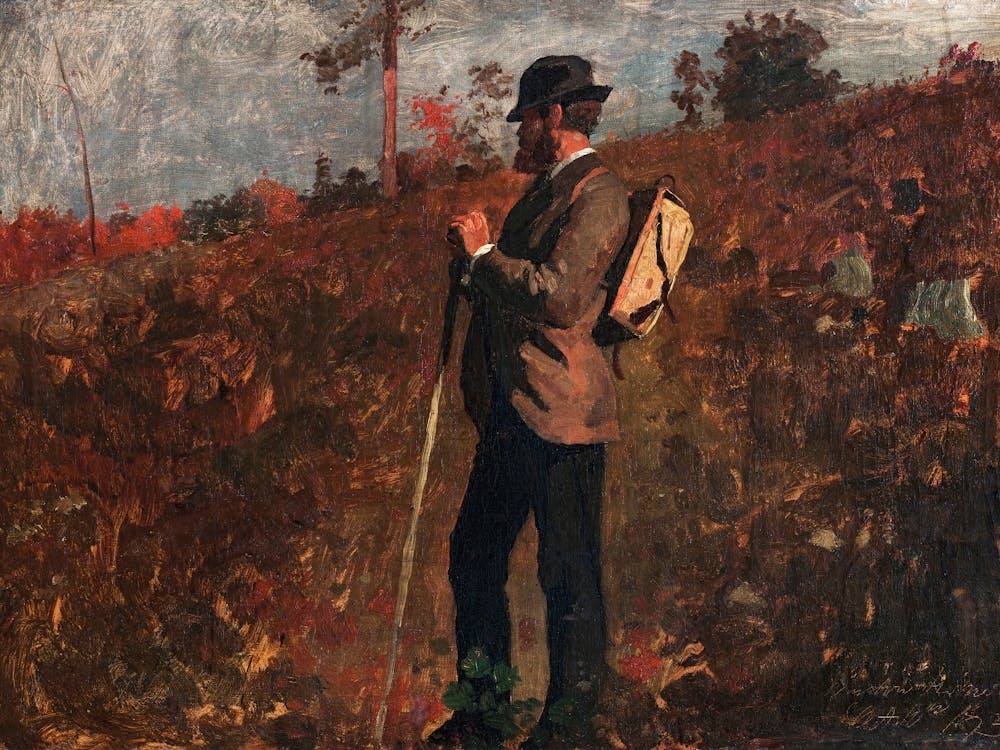 Man With A Knapsack (1873), Winslow Homer