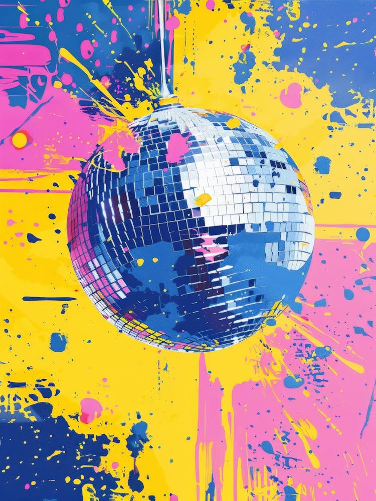 Disco Ball Canvas Print 2