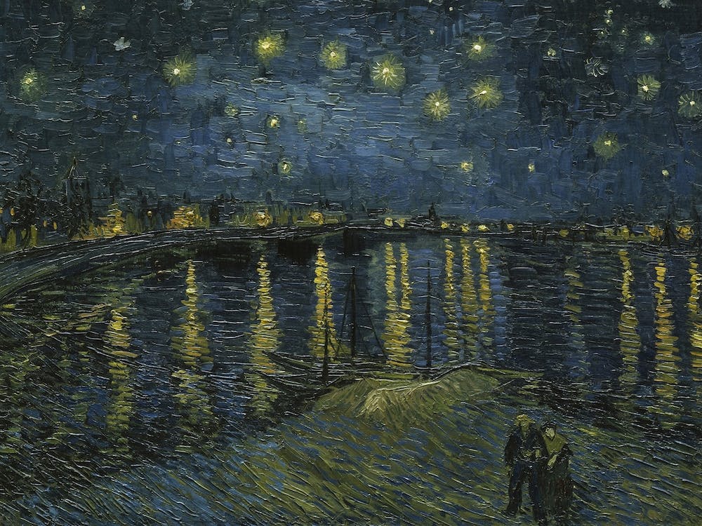 Starry Night Over The Rhone, Vincent Van Gogh