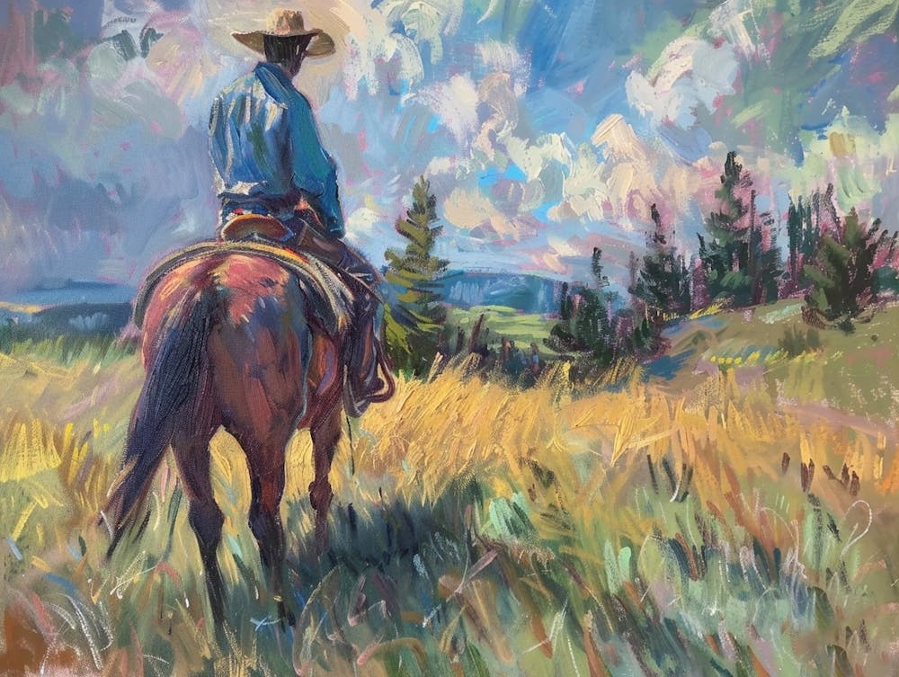 Cowboy In Colorado 1