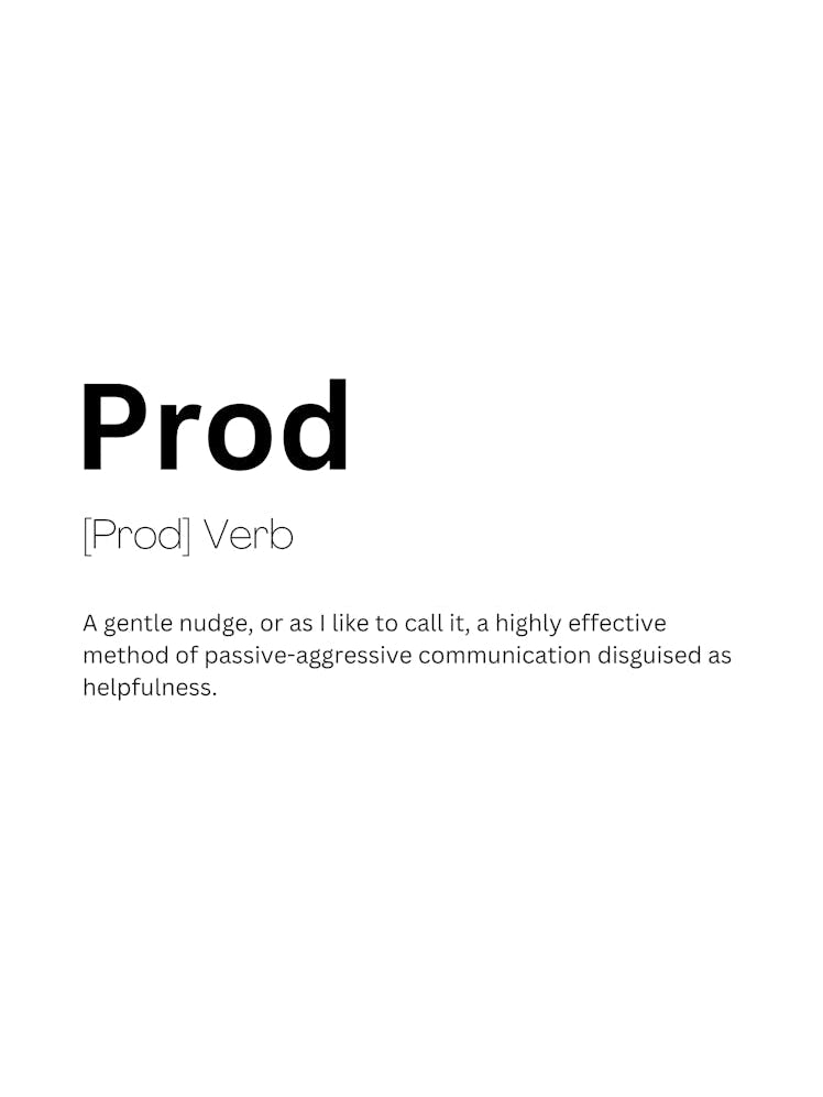 Prod Definition Meaning 1
