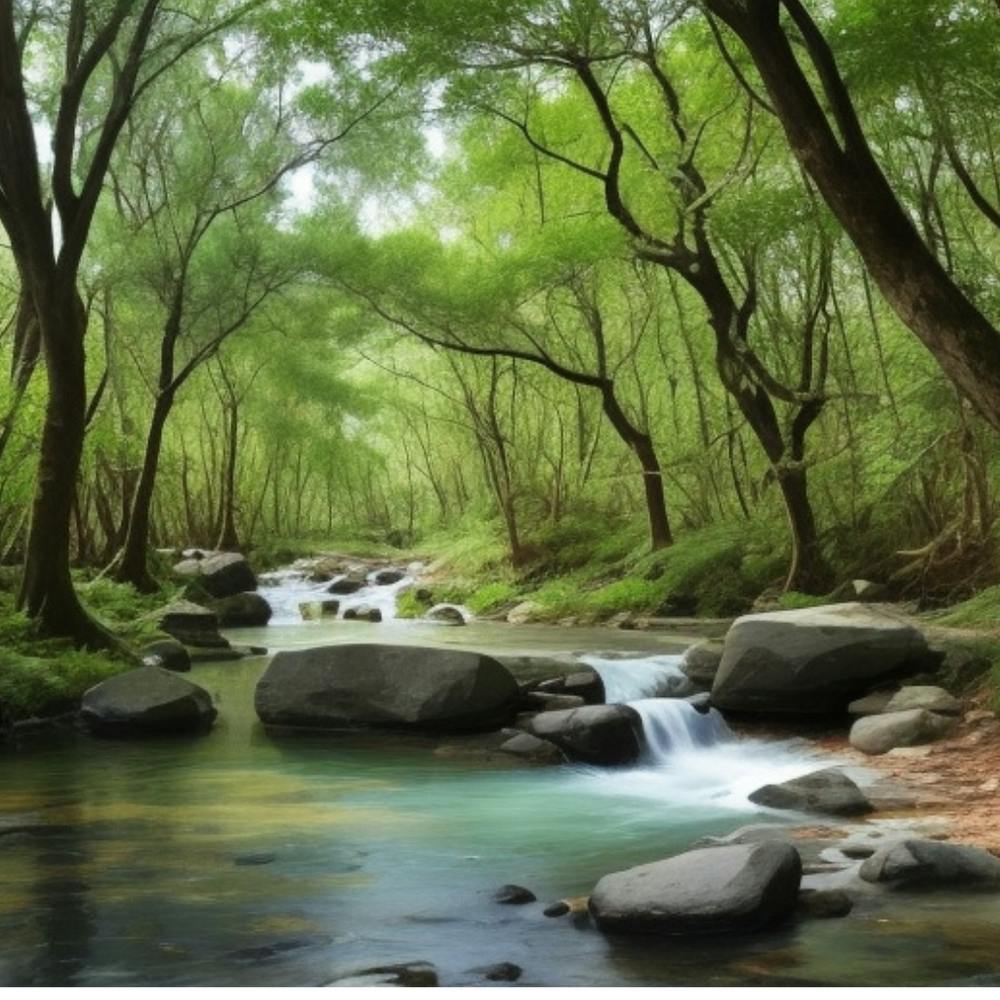 Stream In The Forest