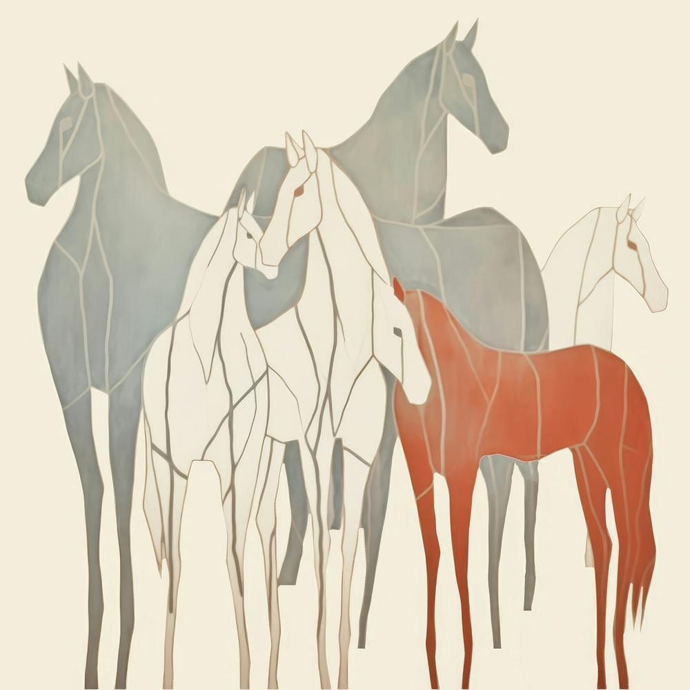 Abstract Equines Collection 59