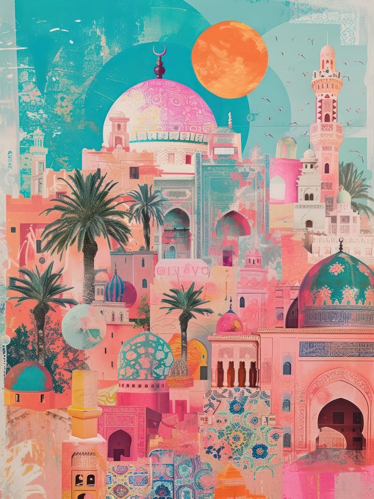 Morocco Style de Collage Rétro 3