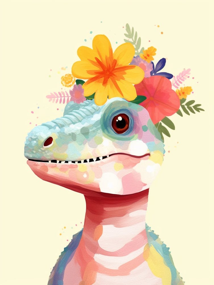 Colourful Dinosaur Kritosaurus 2