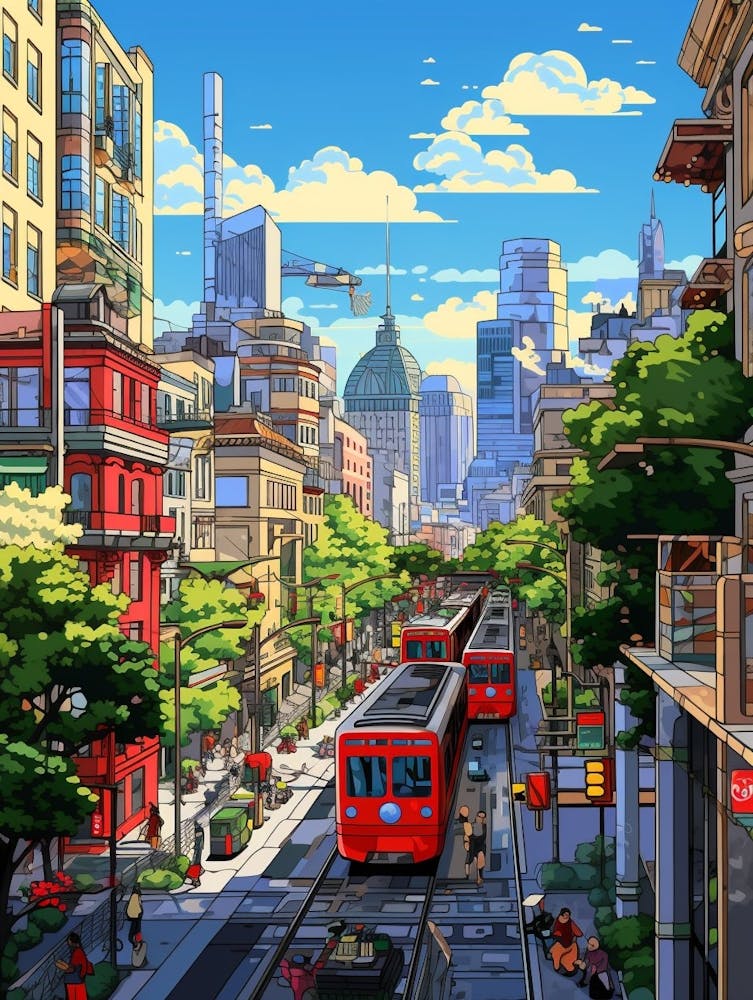 Vienna Pixel Art 4