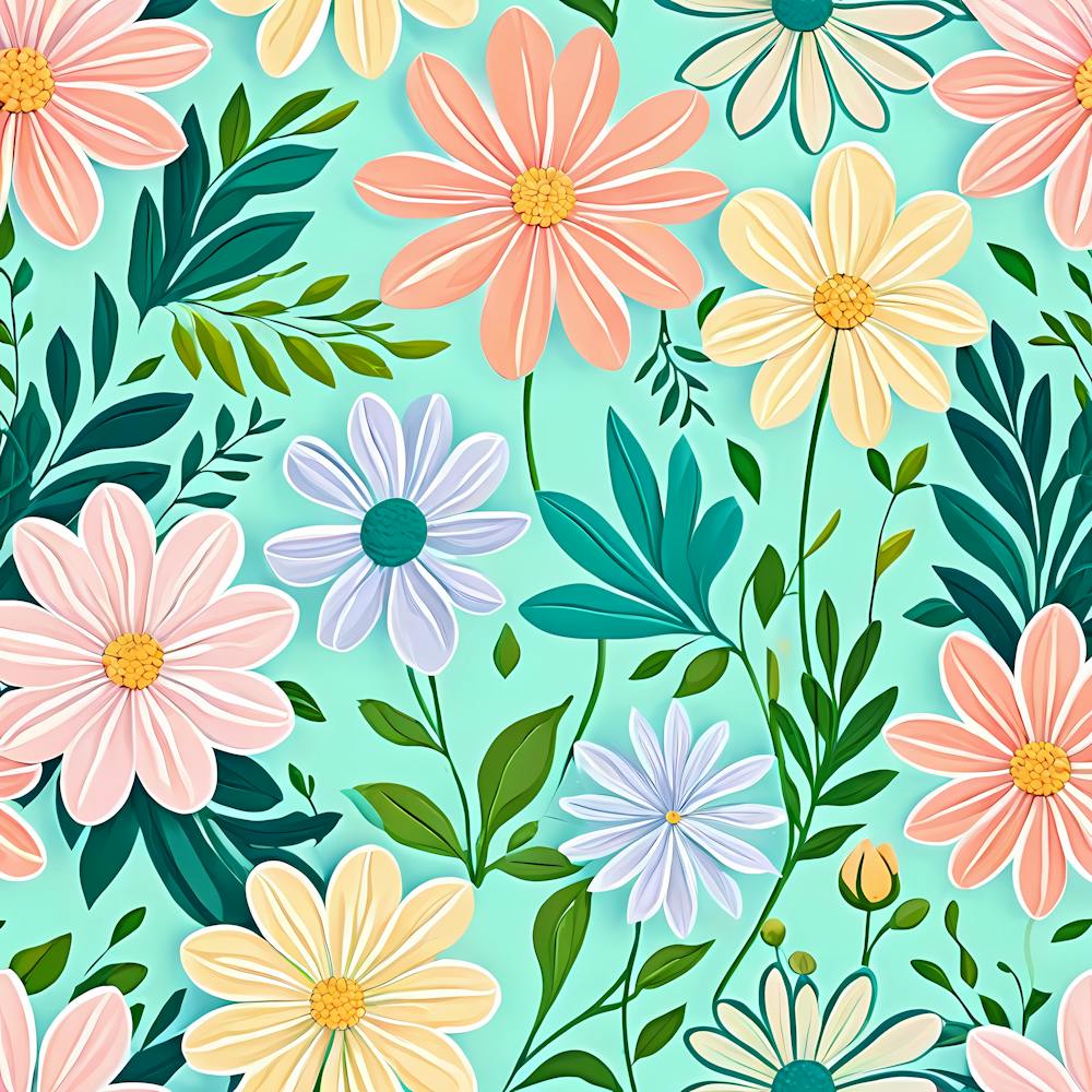 Seamless Floral Pattern 43