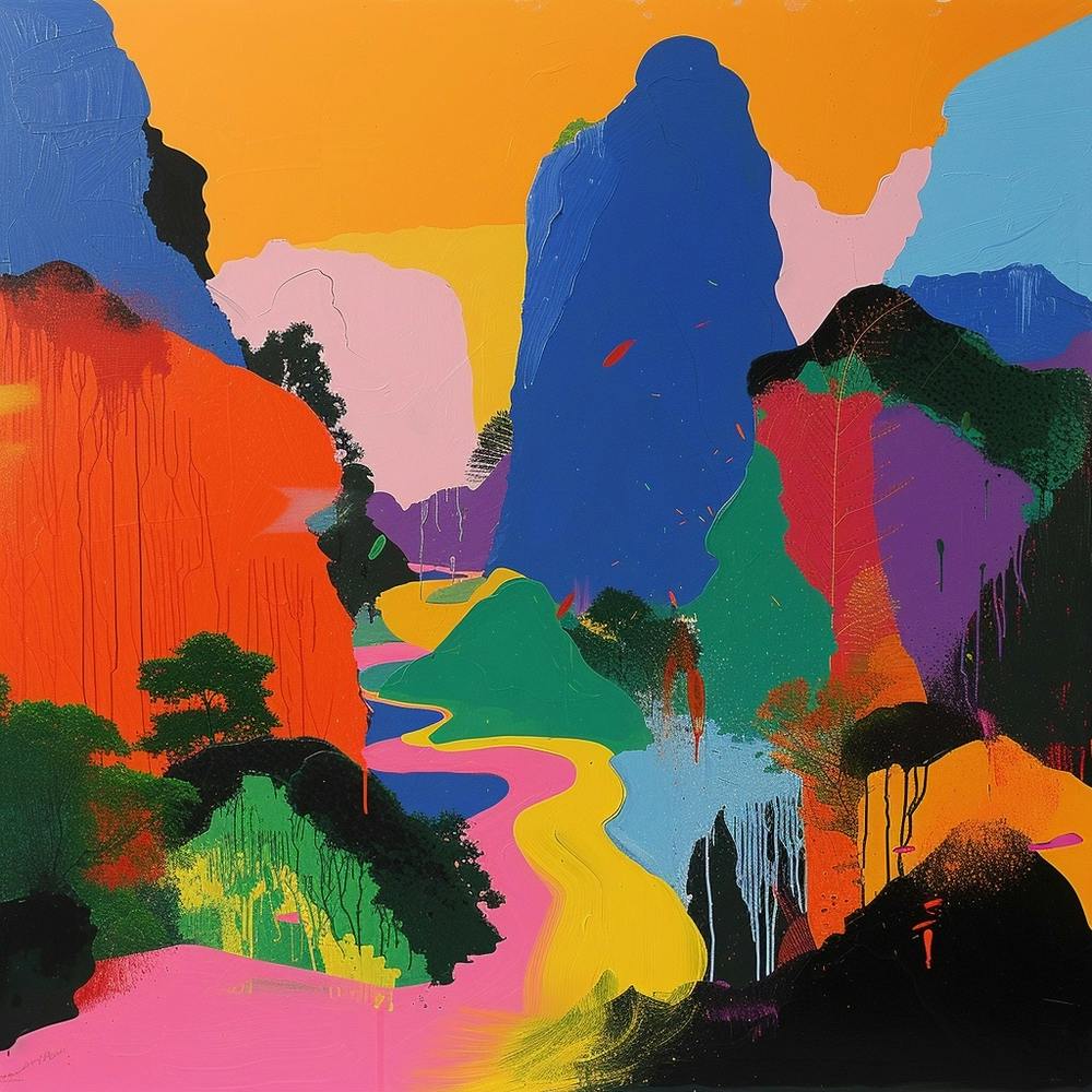 Abstract Travel Collection Laos 1