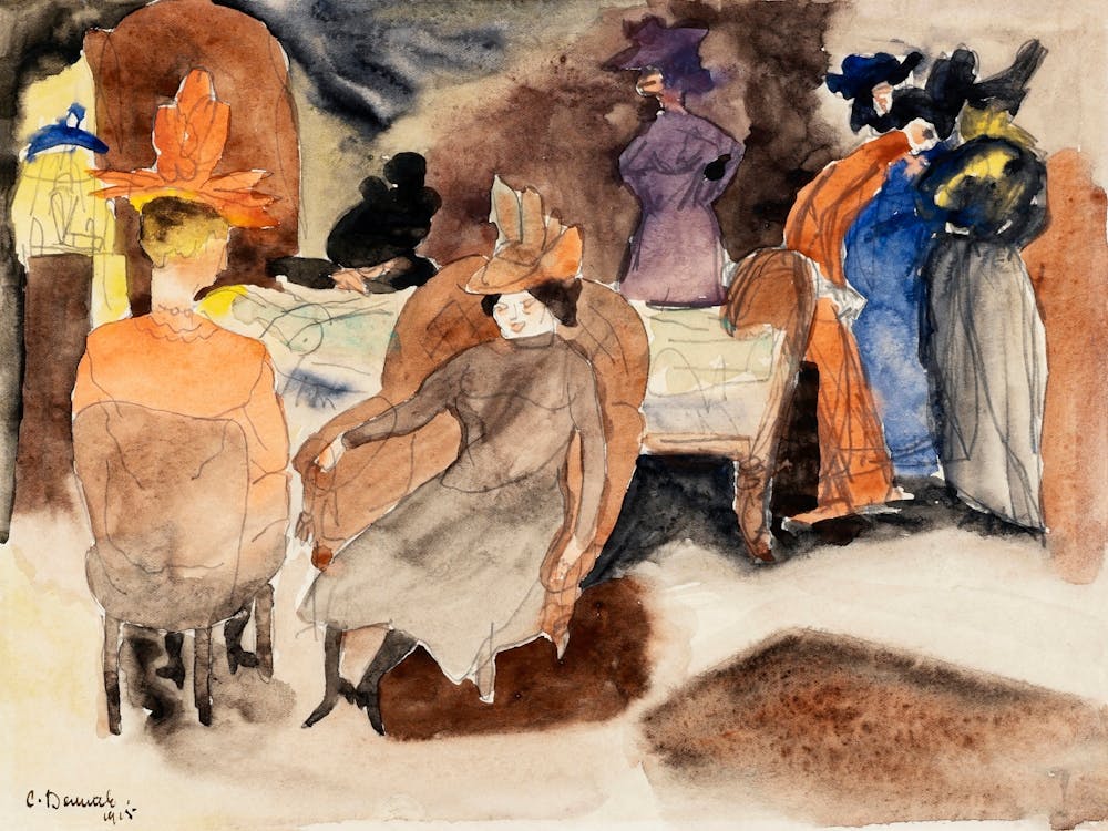 The Death Of Nana (1915), Charles Demuth