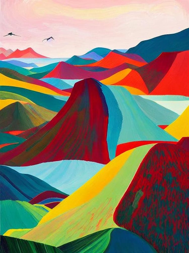 Zhangye National Park 1 China Abstract Colourful