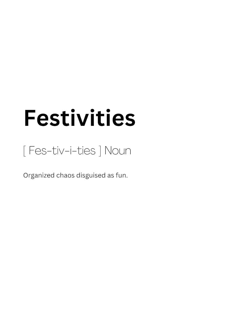Festivities Definition Meaning