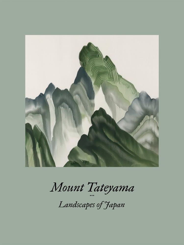 Landschaften Japans Mount Tateyama 72