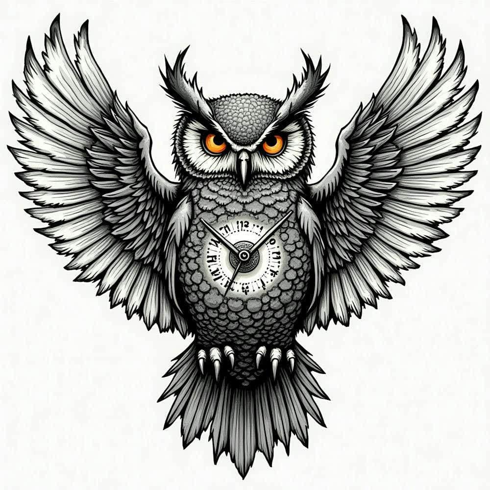 Owl Tattoo 1