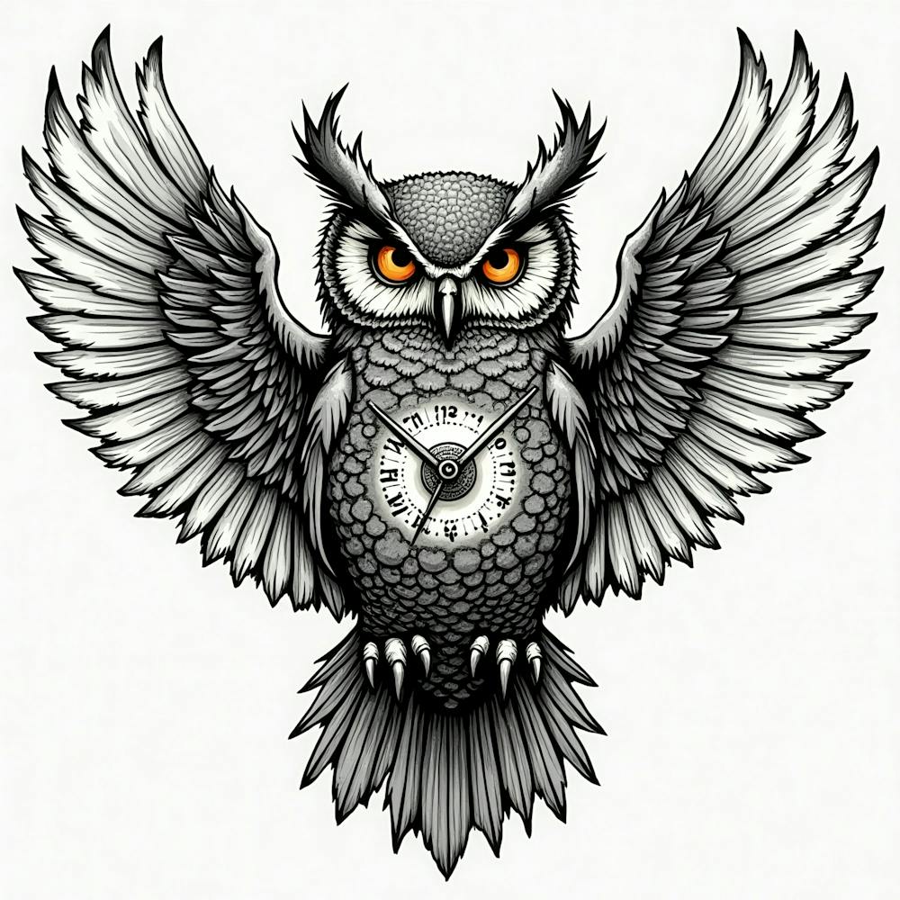 Owl Tattoo 1
