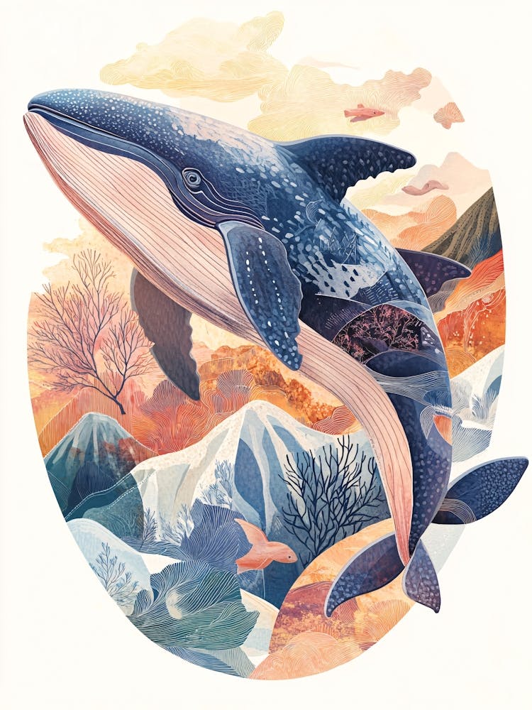 Whale In The Ocean