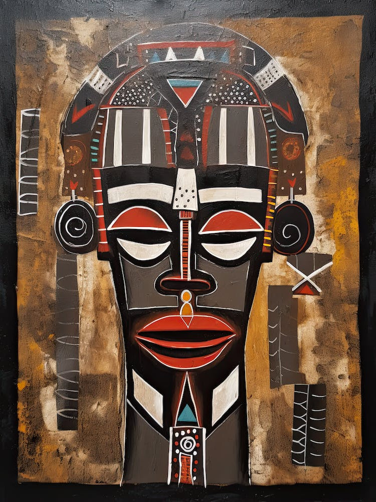 Masked Moods of Africa: Vibrant Art and Decor Tales