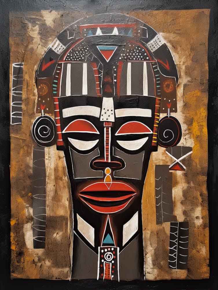 Masked Moods of Africa: Vibrant Art and Decor Tales