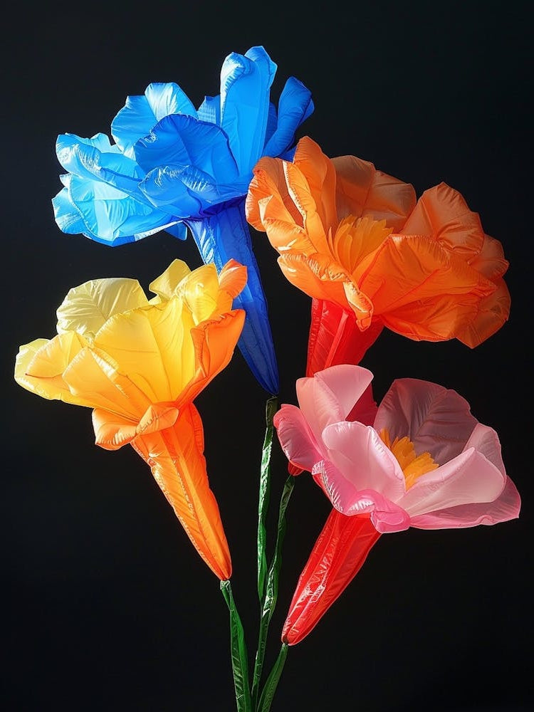 Bright Inflatable Flowers Carnations 6