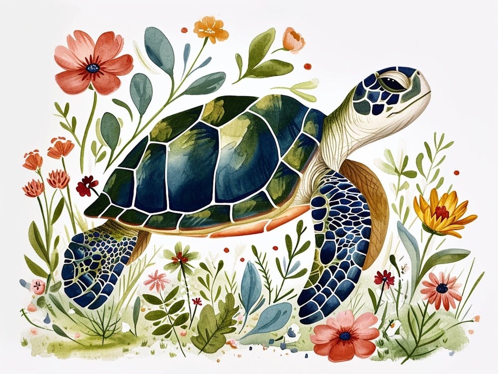 Little Floral Sea Turtle 3