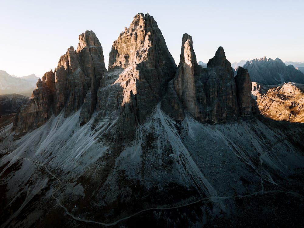 Dolomites Mountain Sunset