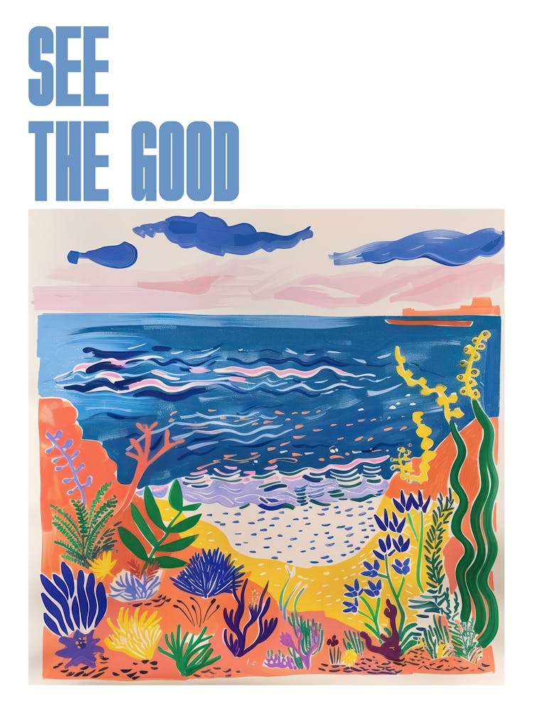 See The Good Poster Seaside Painting Matisse Style 7
