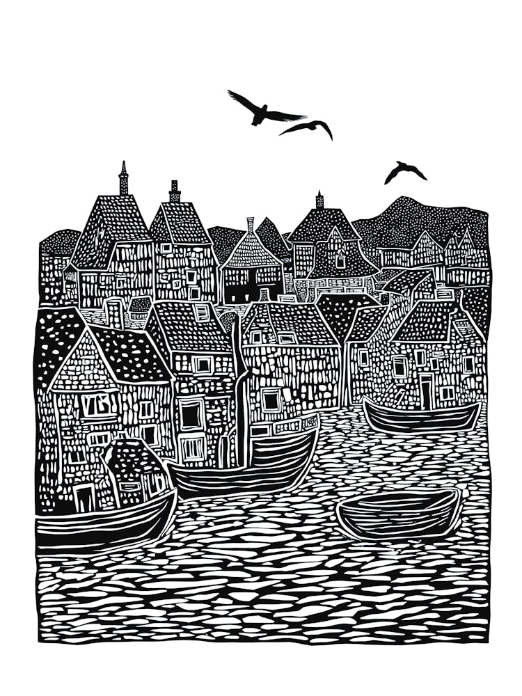 Boats In The Harbour