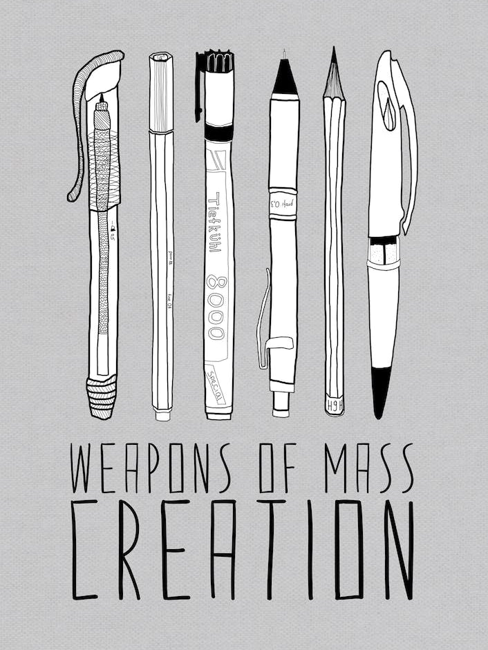 Weapons Of Mass Creation Grey in