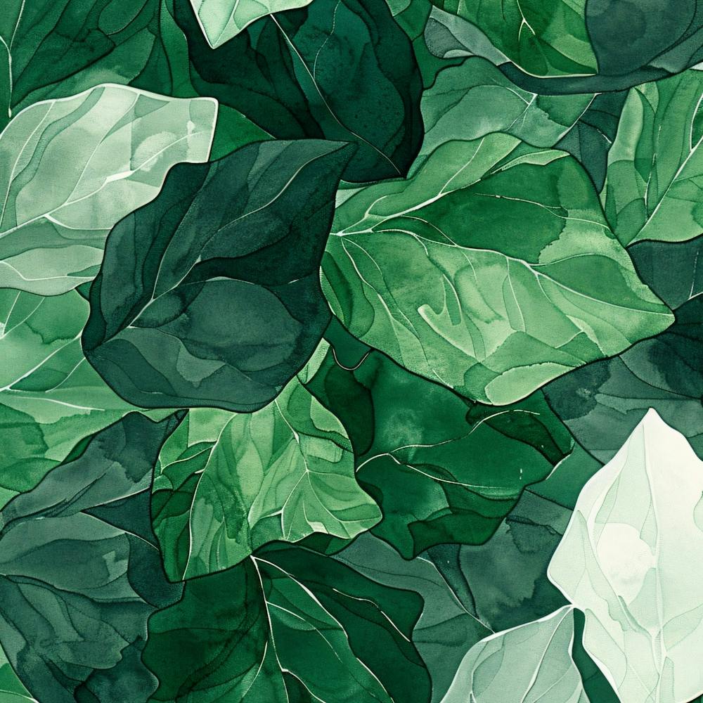 Watercolor Leaves 3
