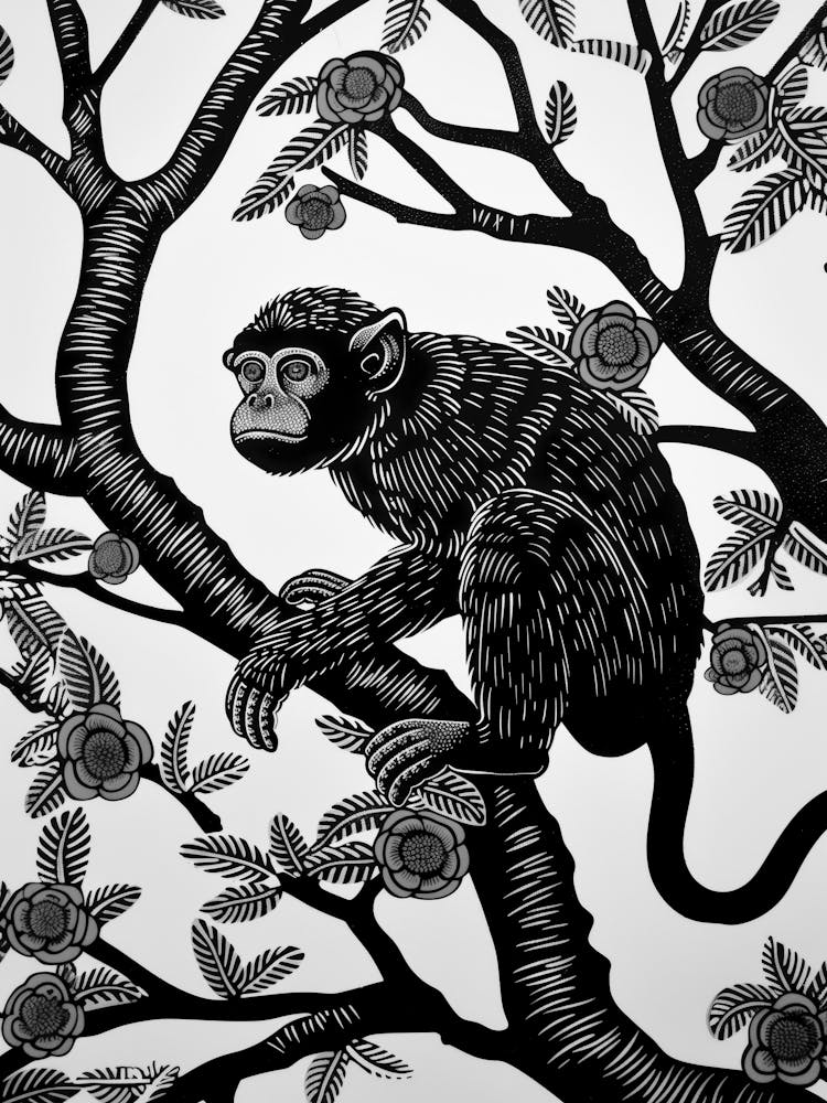 Monkey In A Tree