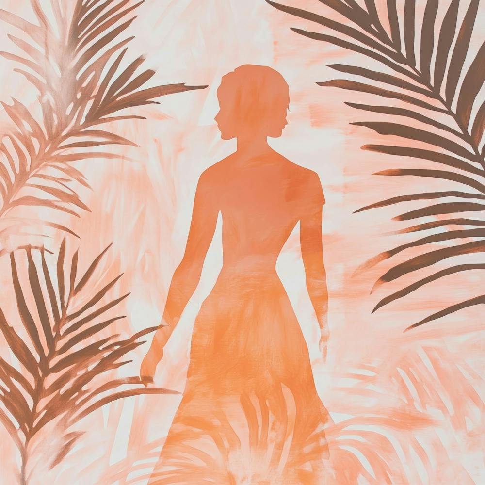 Silhouette Of A Woman Art