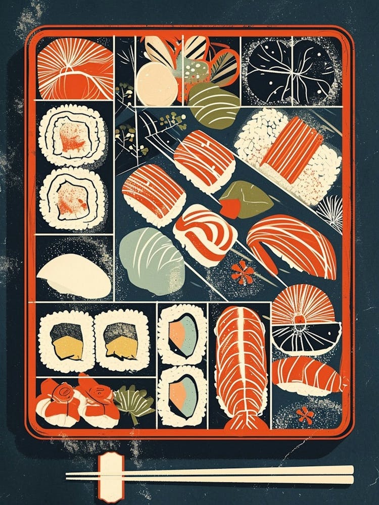 Art Deco Inspired Bento Box 3