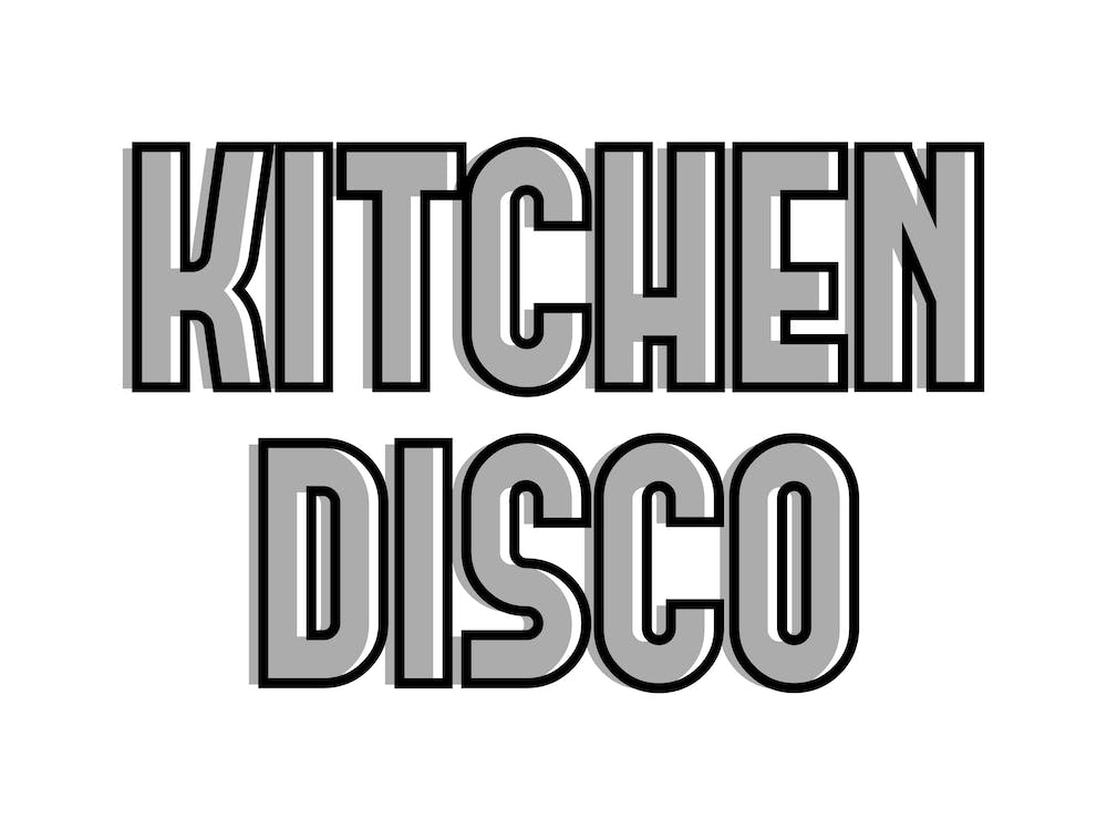 Kitchen Disco Grey and Black