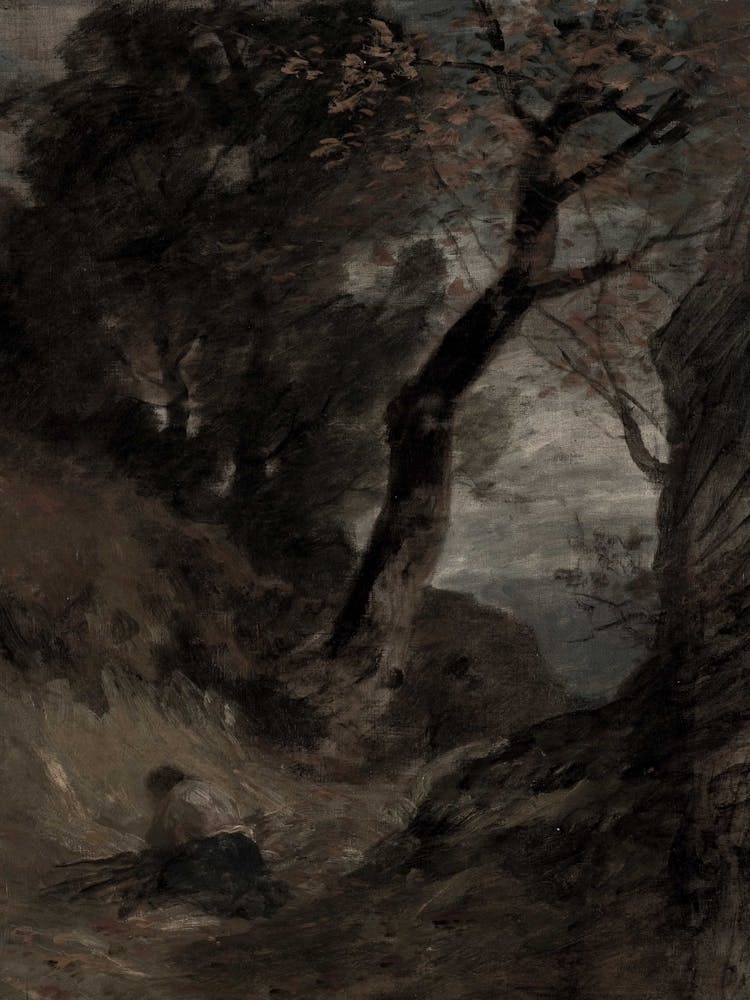 Woman In The Woods 1