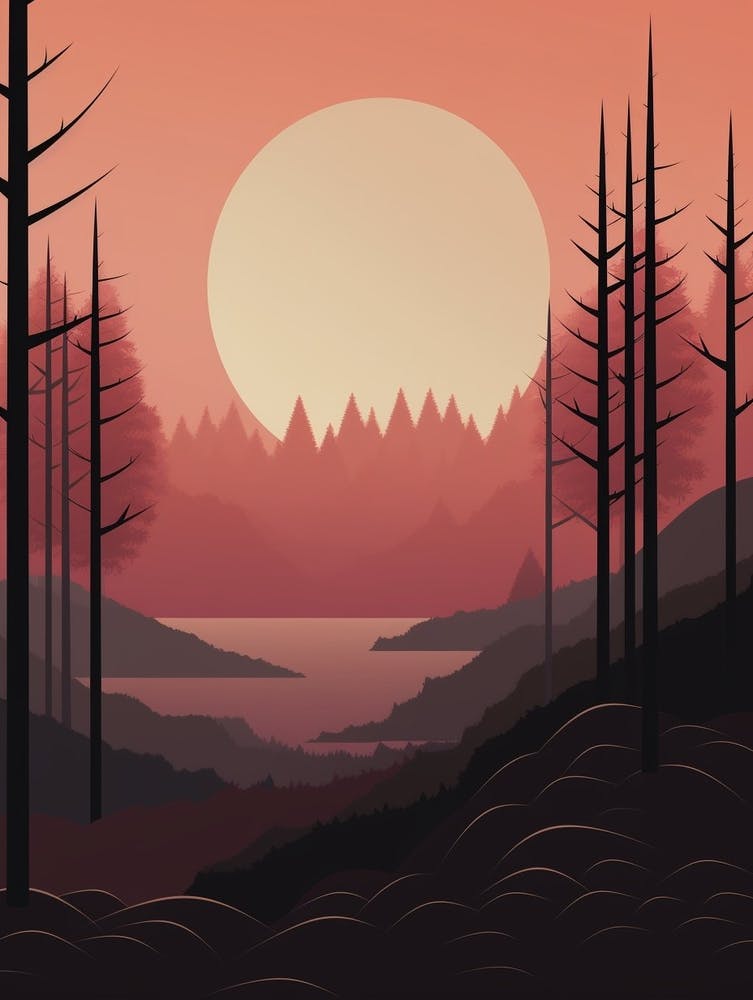 Forest Abstract Minimalist 9