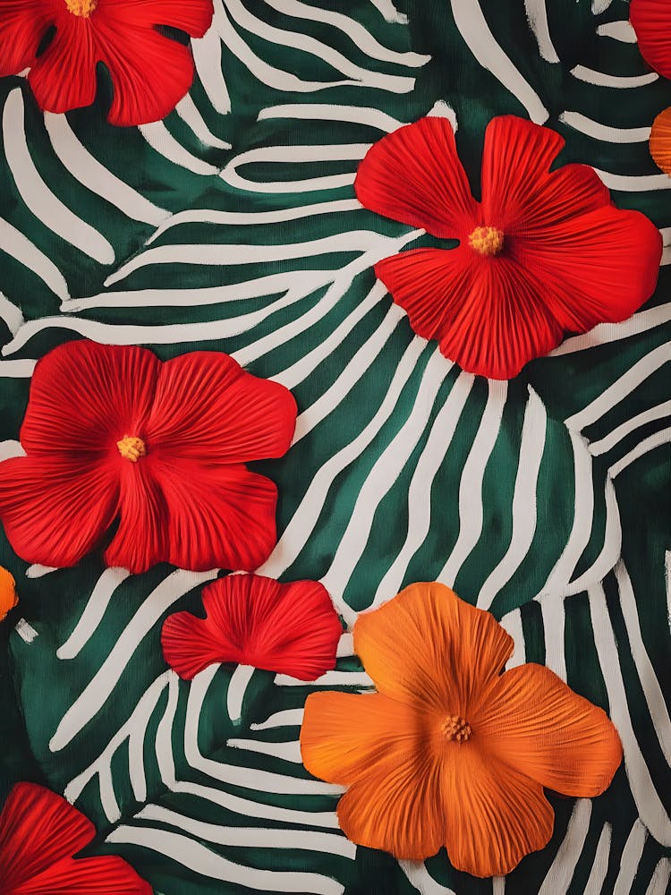 Fleurs Tropicales Maximalistes