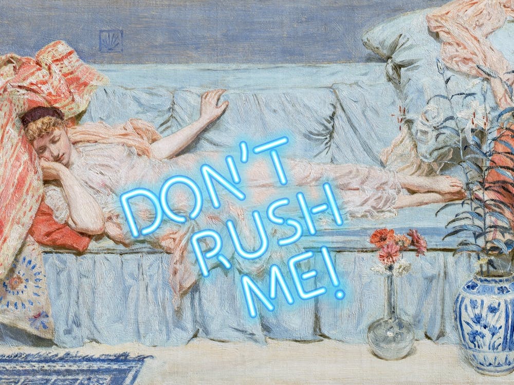 Don’t rush me veränderter Vintage-Kunstdruck