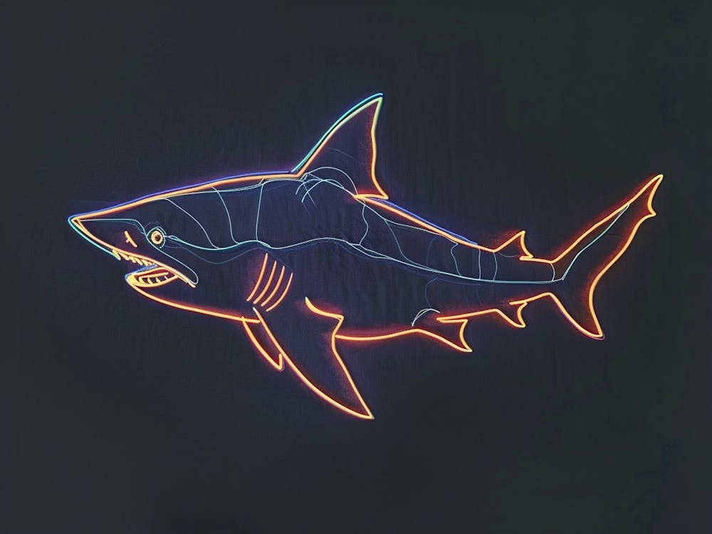 Neon Blue Common Thresher Shark 4