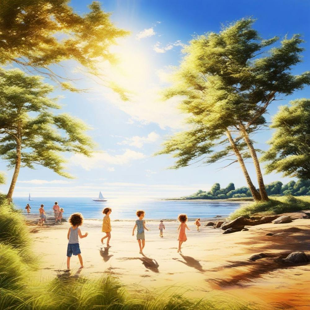 Children On The Beach