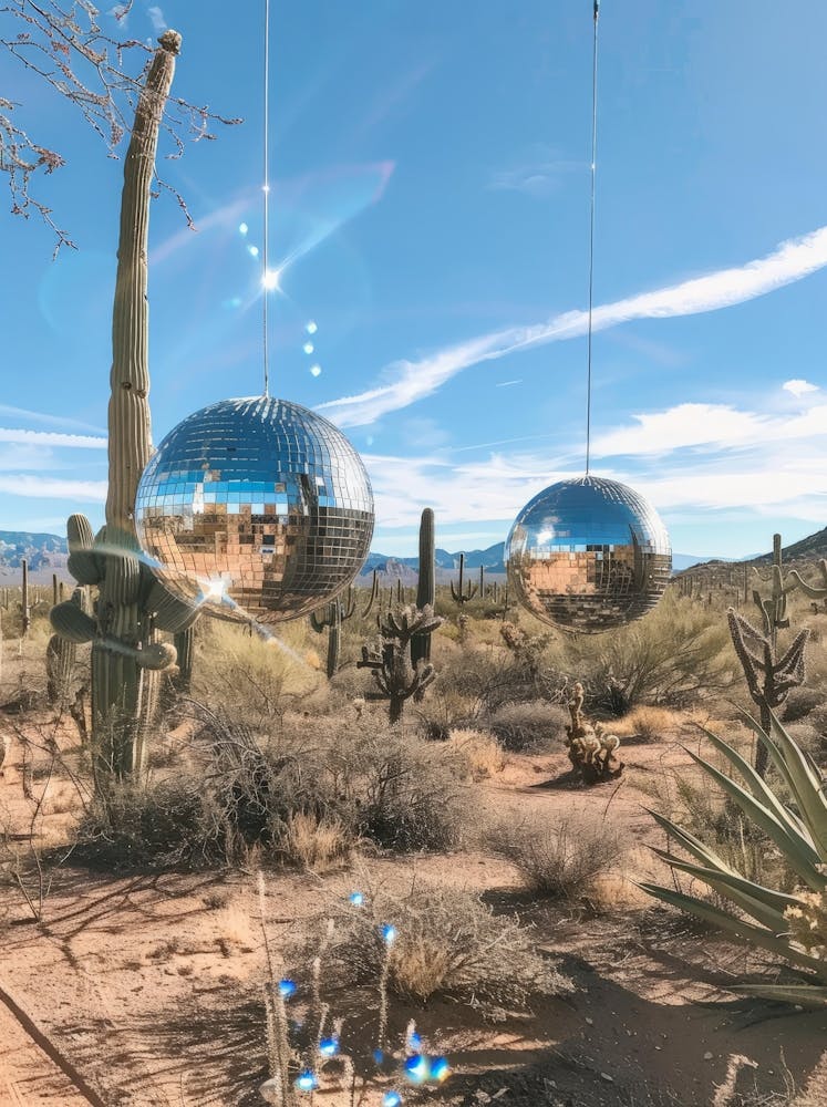 Mirror Balls In The Desert 1