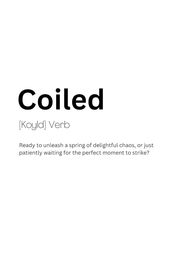 Coiled Definition Meaning