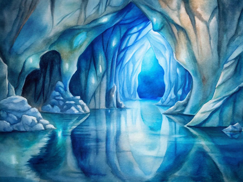 A Mystical Depiction Of The Marble Caves In Chile (1)