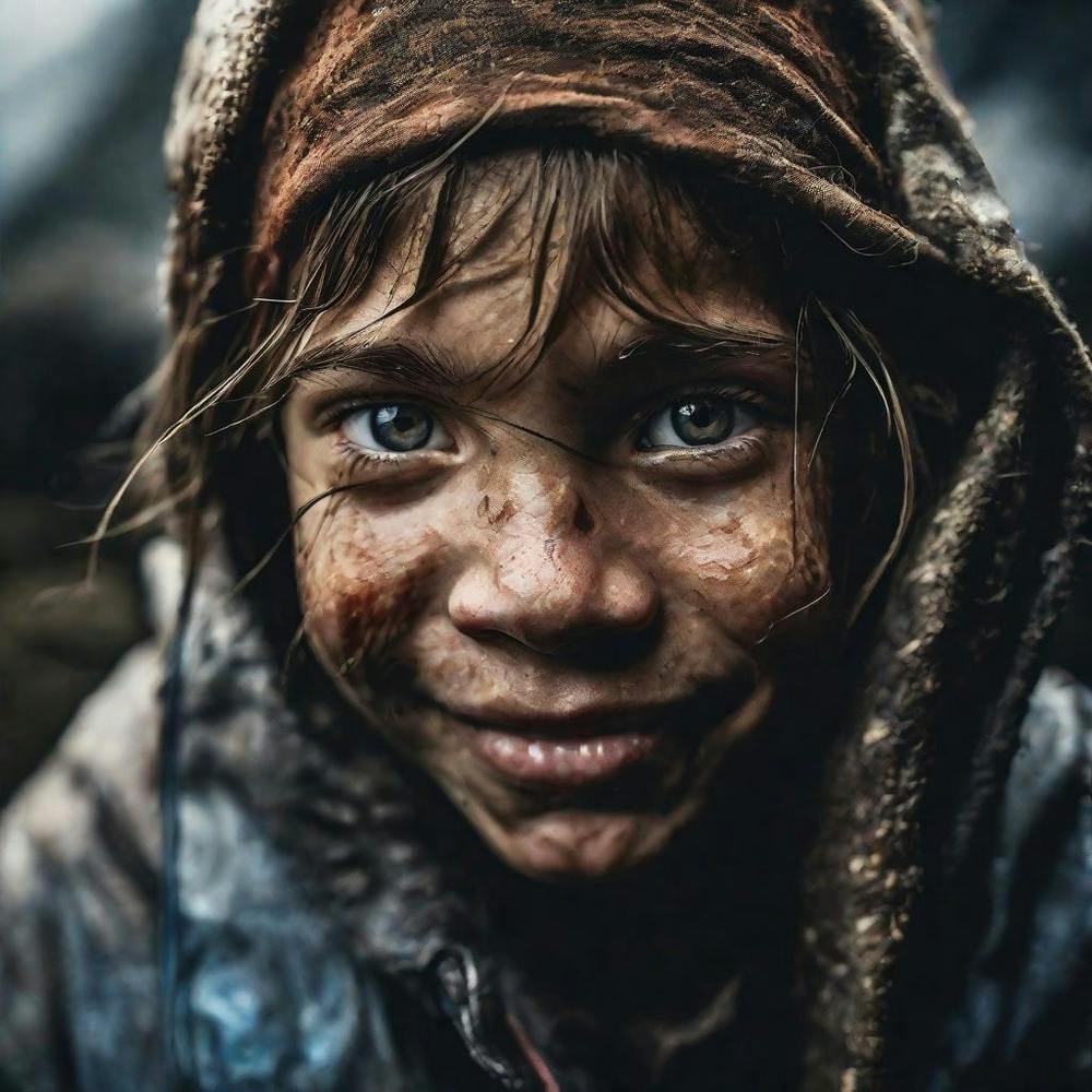 Child In The Mud