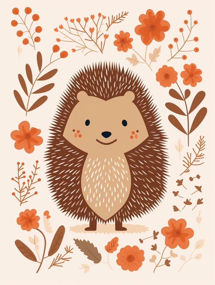 Baby Animal Illustration  Porcupine 7