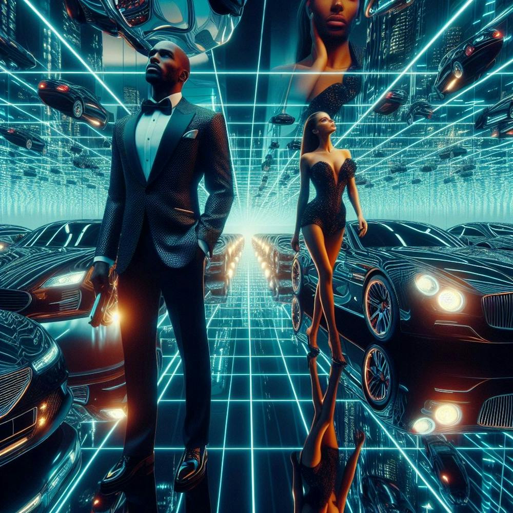 Futuristic Man And Woman
