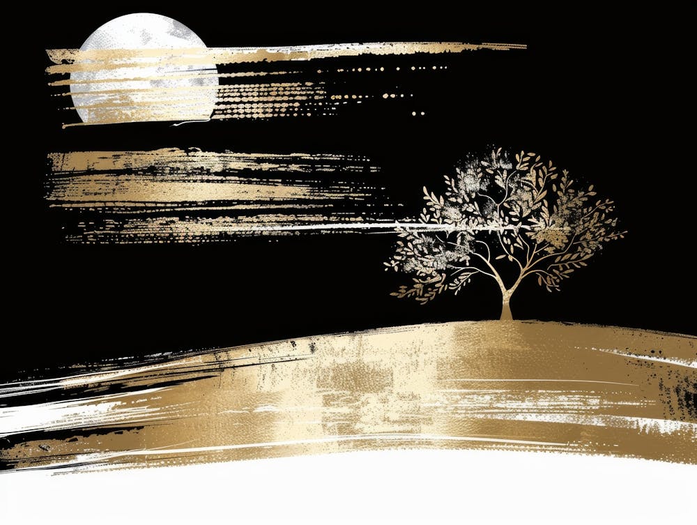 Moon And Tree 2