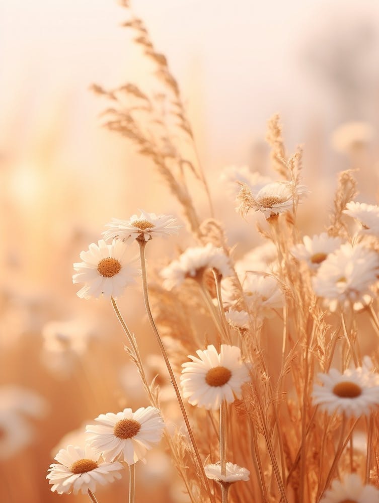 Boho Dried Flowers Oxeye Daisy 3