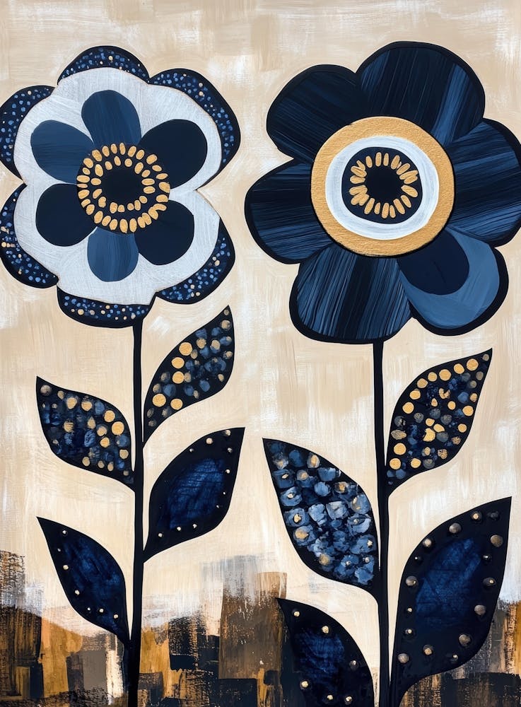 Blue Flowers 106