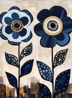 Blue Flowers 106