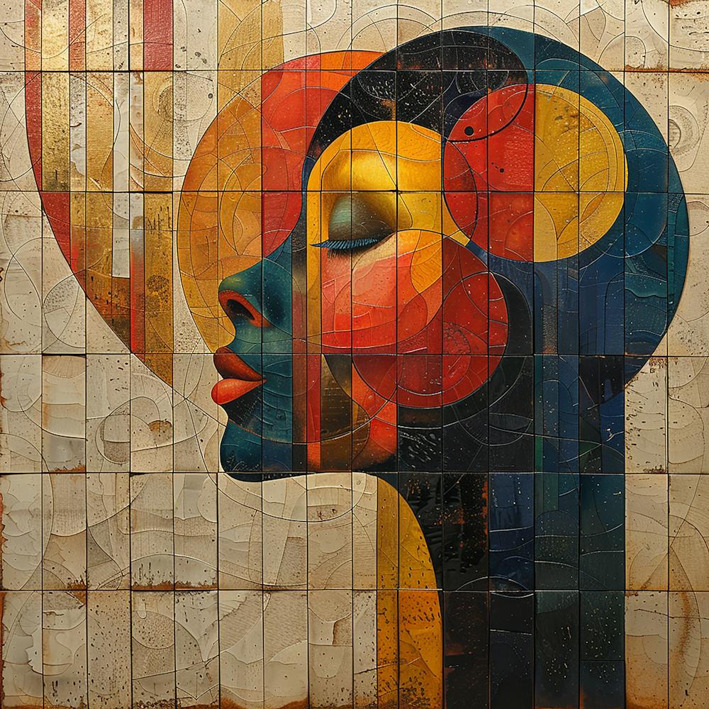 Abstract Of A Woman'S Head 1 - city wall art, colorful wall art, home decor, minimal art, modern wall art, wall art, wall decoration, wall print colourful wall art, decor wall art, digital art, digital art download, interior wall art, downloadable art, ec